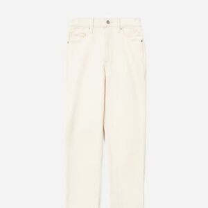 Everlane Original Cheeky Jean size 35 Ecru